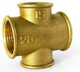 Крестовина 3/4"Вх1/2"Вх3/4"Вх1/2"В