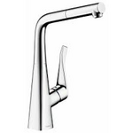 14821000 Смеситель hansgrohe Metris для кухонной мойки, хром