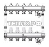 Коллектор Wester 1"х3/4" - 7 вых в сборе, 2 заглушки